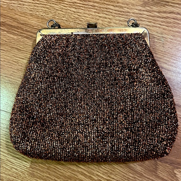 HL Handbags - Vintage Bronze copper Clutch
